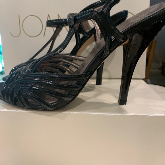 Joan & David Ladies Black Stilleto - Picture 3 of 5